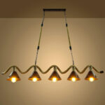Hemp Rope Industrial Wave Chandelier - Image 7