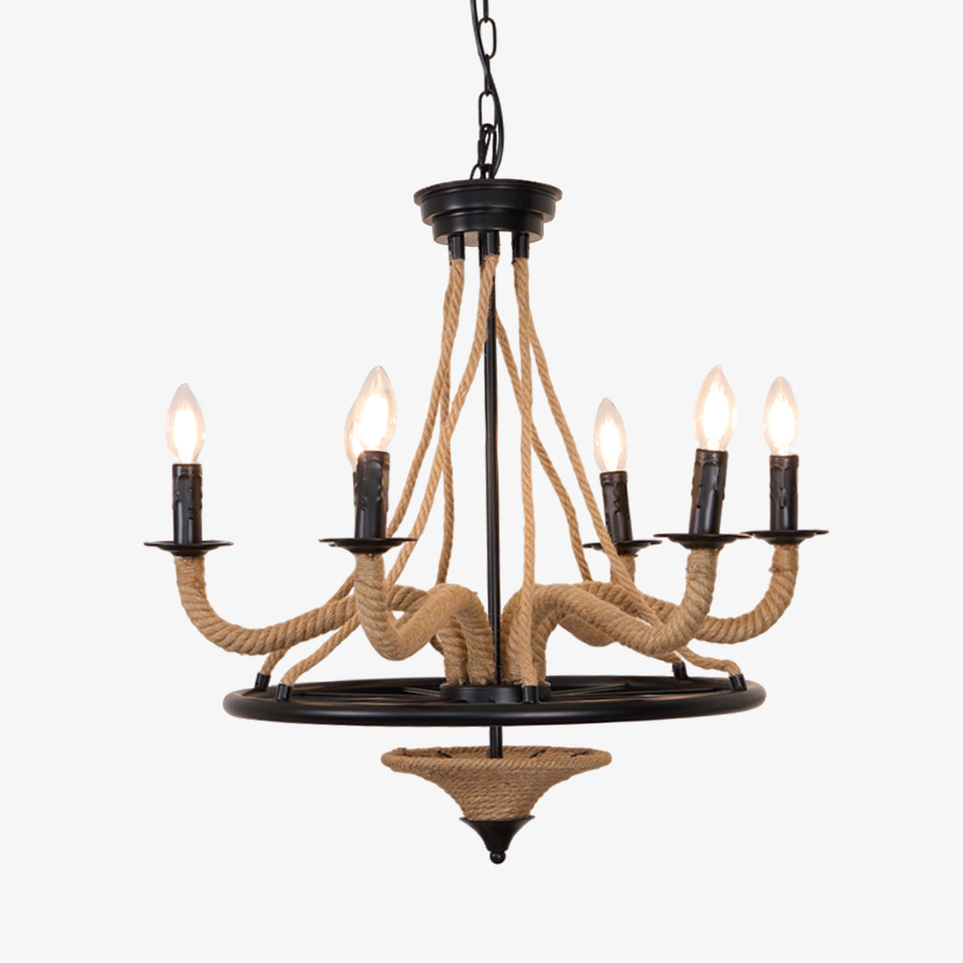 Hemp_Rope_Industrial_large_Wheal_Chandelier__11__11.jpg Hemp Rope Industrial Large Wheel Chandelier - Image 1
