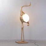 Heron Sculpture Floor Lamp - Image 5