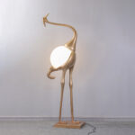 Heron Sculpture Floor Lamp - Image 6
