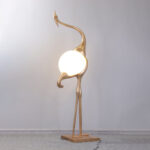Heron Sculpture Floor Lamp - Image 4