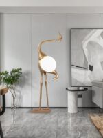 Heron Sculpture Floor Lamp - Image 14