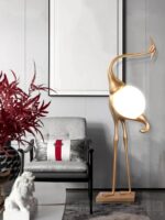 Heron Sculpture Floor Lamp - Image 15