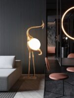 Heron Sculpture Floor Lamp - Image 10