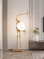 Heron Sculpture Floor Lamp - Image 12