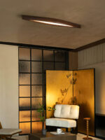 Horizon Linear Wood Ceiling Lamp - Image 7
