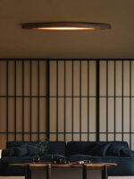 Horizon Linear Wood Ceiling Lamp - Image 3