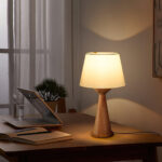 Hourglass Wood Table Lamp - Image 6