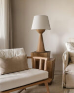 Hourglass Wood Table Lamp - Image 11