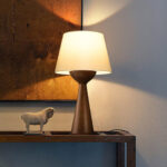 Hourglass Wood Table Lamp - Image 5