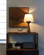 Hourglass Wood Table Lamp - Image 10