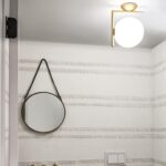 Blown Glass Opal Glass Wall Lamp - Image 2