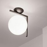 Blown Glass Opal Glass Wall Lamp - Image 19