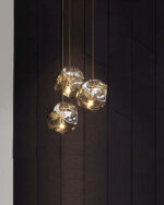 Illyria Ice Glass Pendant Lamp - Image 8