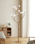 Imitation Wood Floor Lamp - Image 3
