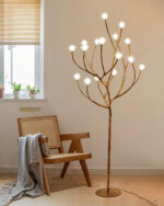 Imitation Wood Floor Lamp - Image 5