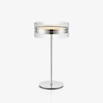 Impex Florina Chrome Table Lamp