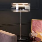 Impex Florina Chrome Table Lamp - Image 3