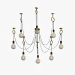 Industrial Spider Chandelier