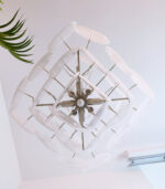 Isadora Murano White Disc Chandelier - Image 16