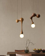 Jenna Wooden Pendant Lamp - Image 4