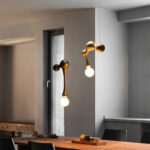 Jenna Wooden Pendant Lamp - Image 2