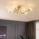 Kalin Flower Glass Ceiling Lamp - Image 2