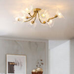 Kalin Flower Glass Ceiling Lamp - Image 7