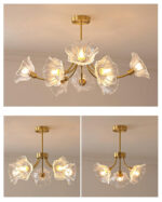 Kalin Flower Glass Chandelier - Image 12