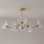 Kalin Flower Glass Chandelier - Image 9