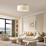 Kasha Linen Ceiling Light - Image 3