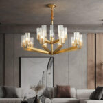 Kayla Brass Chandelier - Image 3