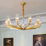 Kayla Brass Chandelier - Image 6