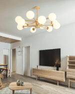 Kozan Wooden Chandelier - Image 7