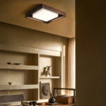 Kurin Wood Frame Ceiling Light - Image 7