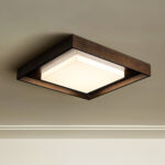 Kurin Wood Frame Ceiling Light - Image 2