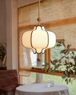 Lantern Fabric Pendant Light - Image 9