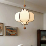Lantern Fabric Pendant Light - Image 2