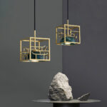 Lantern Square Pendant Lamp - Image 14