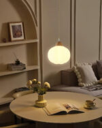 Large Flower Bag Pendant Lamp - Image 8