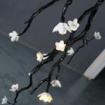 Large Long Branch Flower Chandelier - Image 8