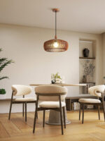 Lattice Nest Wooden Pendant Lamp - Image 9