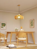 Lattice Nest Wooden Pendant Lamp - Image 7