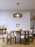 Lattice Nest Wooden Pendant Lamp - Image 8
