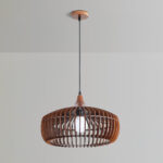Lattice Nest Wooden Pendant Lamp - Image 11