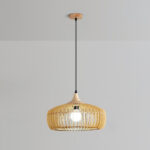 Lattice Nest Wooden Pendant Lamp - Image 13