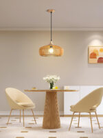 Lattice Nest Wooden Pendant Lamp - Image 10