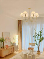 Lenore Pleated Chandelier - Image 14