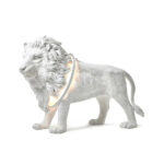 Leo Lion Sculpture Floor Lamp - Image 9