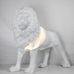 Leo Lion Sculpture Floor Lamp - Image 11